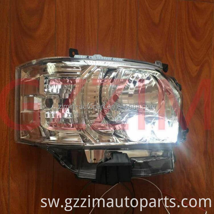 Replacement ABS Plastic Head Lamp Refit HID Head Lamp For Hiace 2014